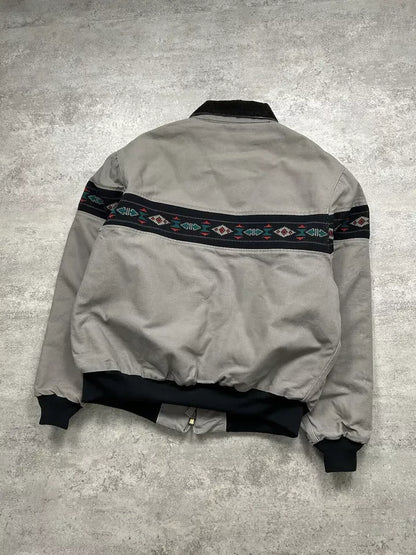 CARHARTT SANTA FE JACKET AZTEC SOUTHWEST GRAY SIZE 2XL