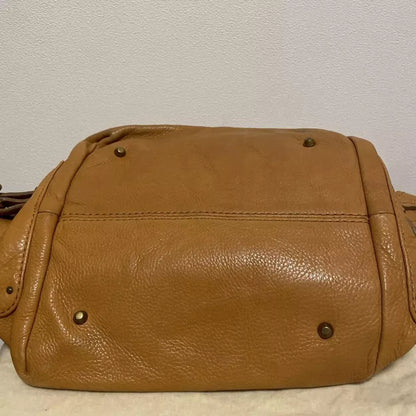 Chloe 2000s Paddington Leather Hand Bag Camel Beige Vintage