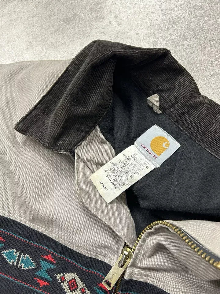 CARHARTT SANTA FE JACKET AZTEC SOUTHWEST GRAY SIZE 2XL