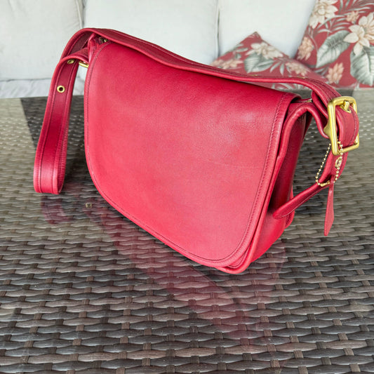 Vintage Coach Red Patricias Legacy 9951