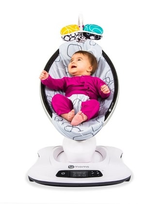 4MOMS MAMAROO PLUSH SILVER 4