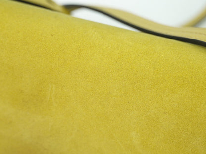 Chloe Faye Suede Leather Shoulder Crossbody Bag Yellow