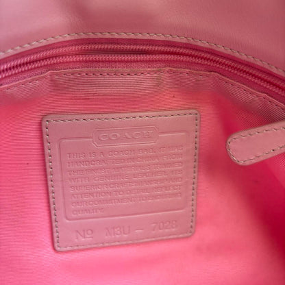 Vintage Coach Optic Pink Purse