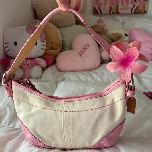 Coach Y2K Mini Pink Soho Hobo Bag