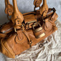 2005 Orange Chloe Paddington Bag With Gold Hardware