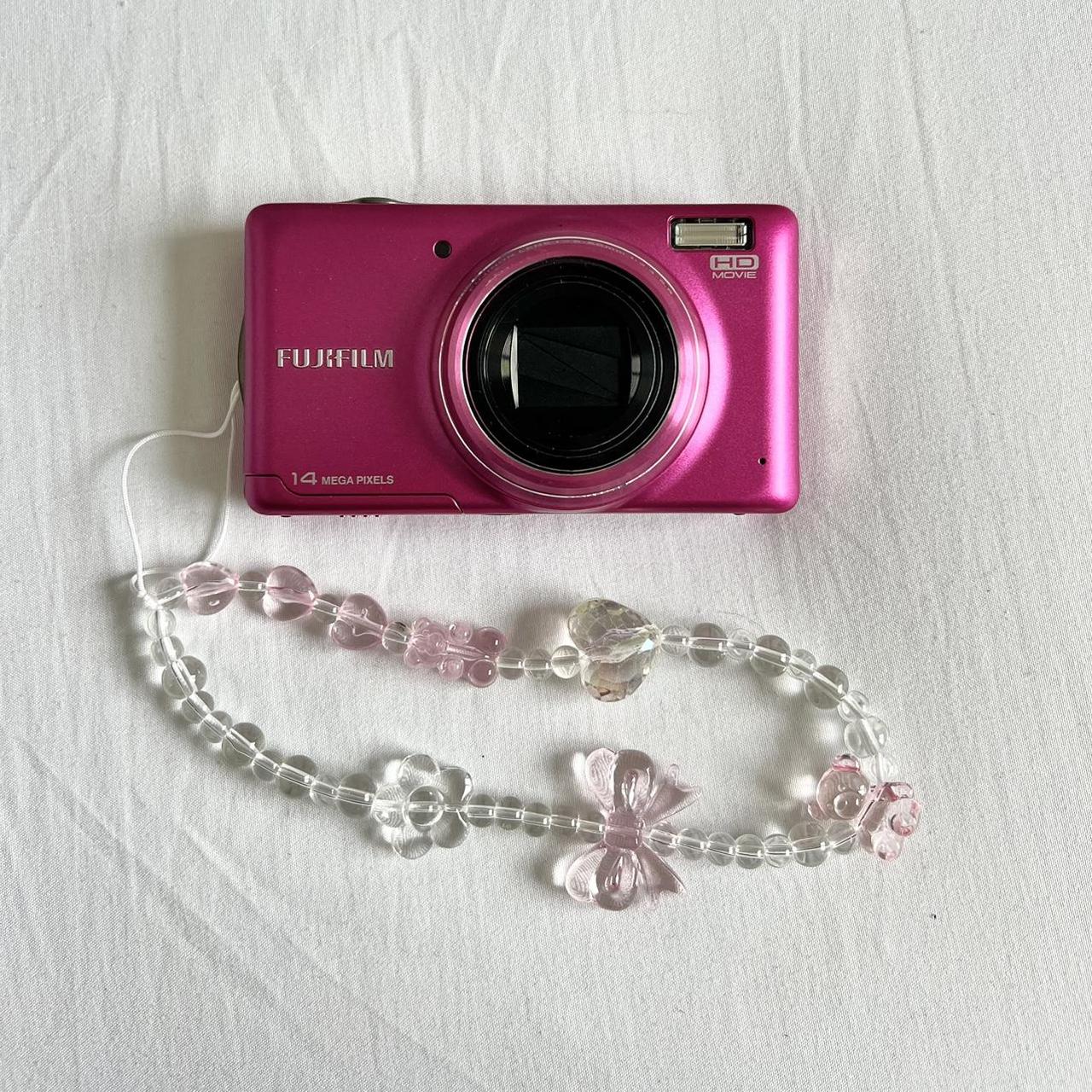 Used Samsung Vintage Finepix T350 14MP Pink Digital Camera