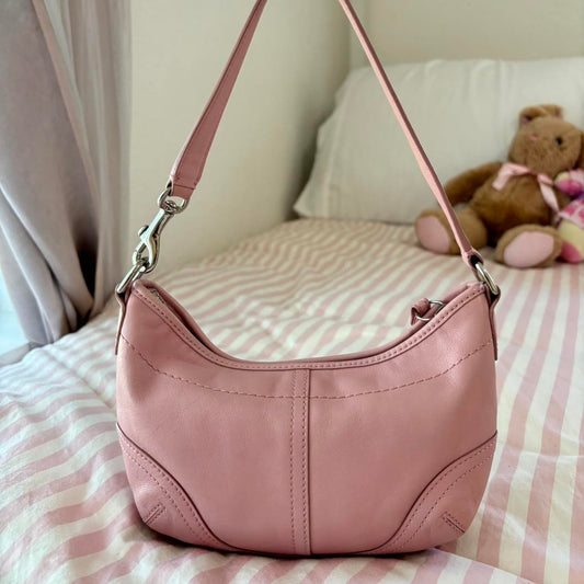 Baby Pink Coach Hobo