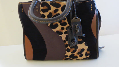 Coach Rogue Bag With Leopard Patchwork B1880 32879