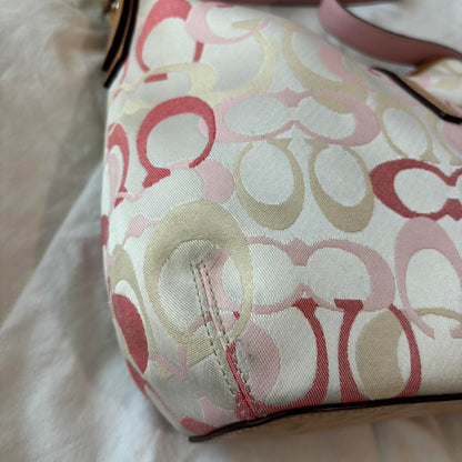 Vintage Coach Optic Pink Purse