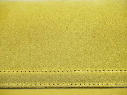 Chloe Faye Suede Leather Shoulder Crossbody Bag Yellow