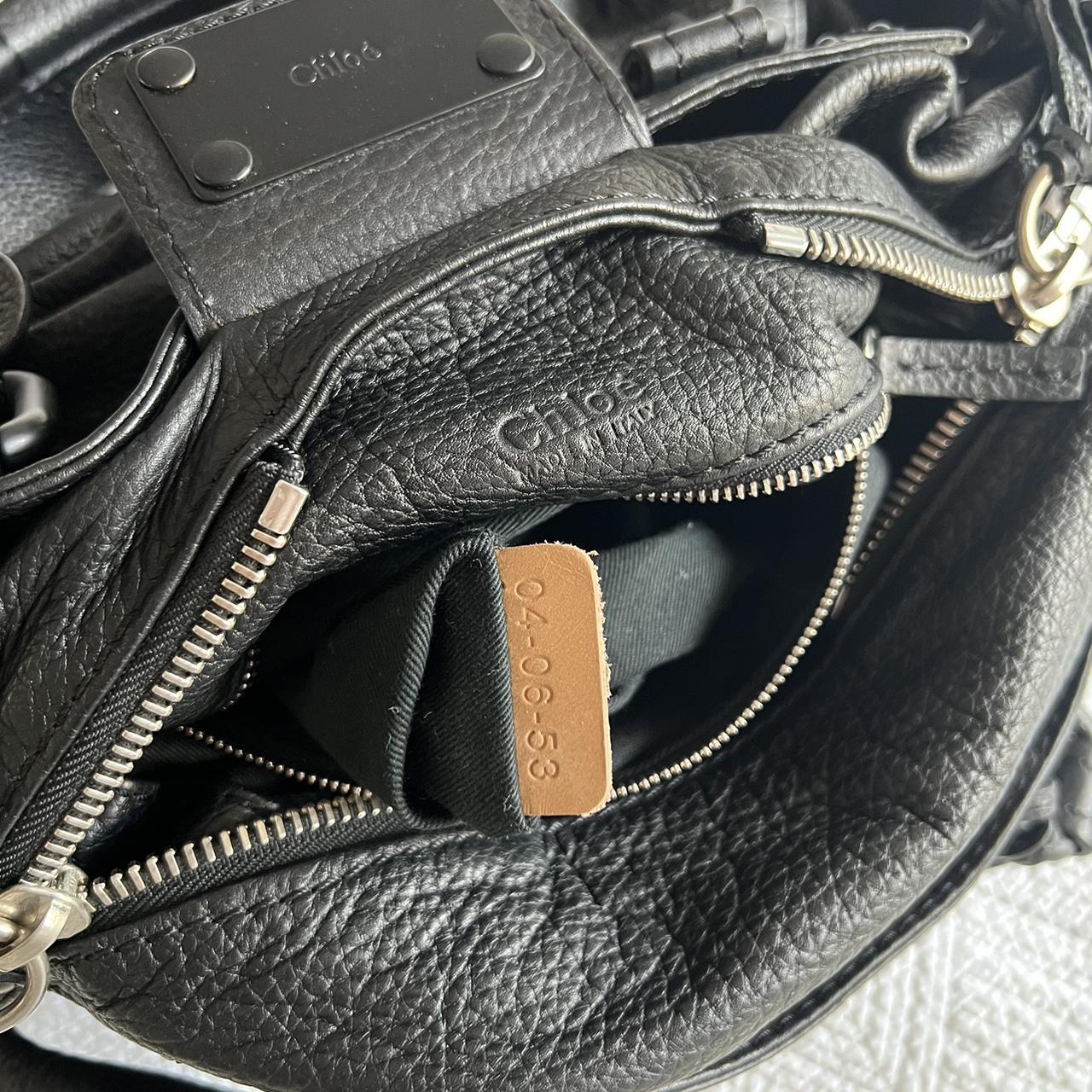 Black Chloe Paddington Bag In Matte Black Hardware