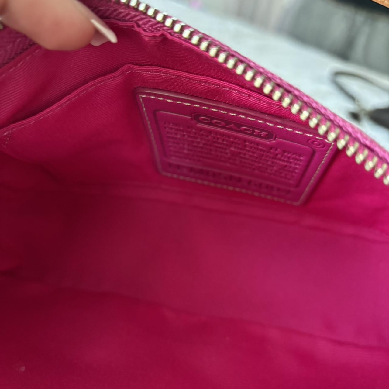 Rare Coach Hot Pink Demi Bag