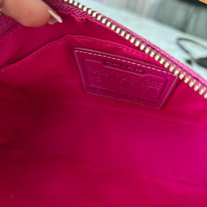 Rare Coach Hot Pink Demi Bag