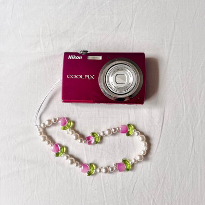 Used Vintage Nikon Coolpix S230 10MP Hot Pink Digital Camera