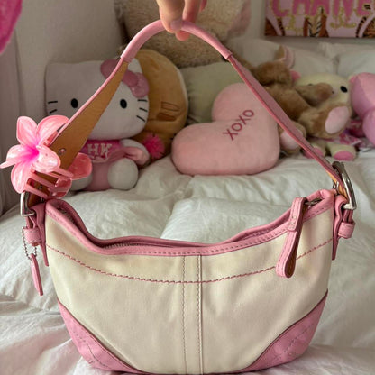 Coach Y2K Mini Pink Soho Hobo Bag