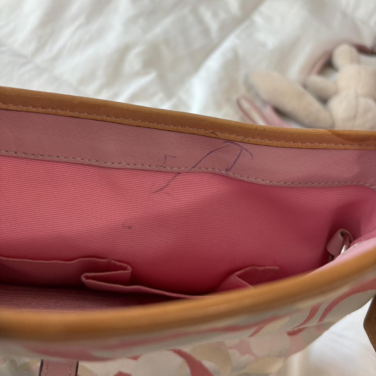 Vintage Coach Optic Pink Purse