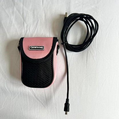 Used Samsung Vintage Finepix T350 14MP Pink Digital Camera