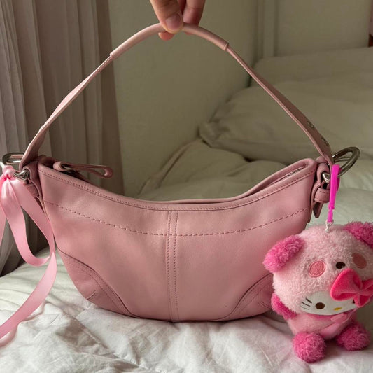 Coach Baby Pink Mini Hobo