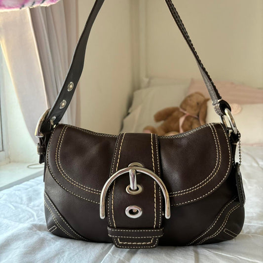 Brown Mini Coach Soho