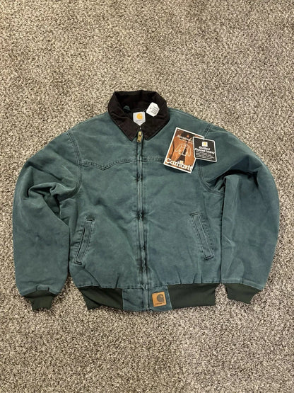 CARHARTT SANTA FE JACKET VTG NEW W TAGS! (M) GREEN HUNTER GREEN