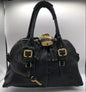 Chloe 2000s Paddington Leather Hand Bag Black Vintage