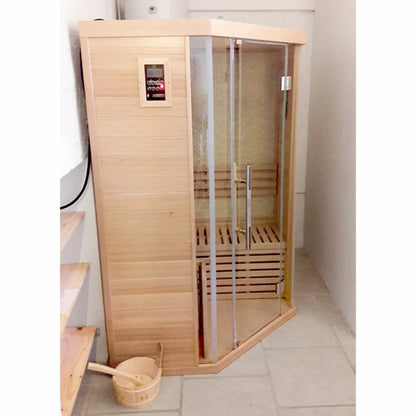 Traditional sauna 2-3 people SNÖ + SAWO 4500W stove