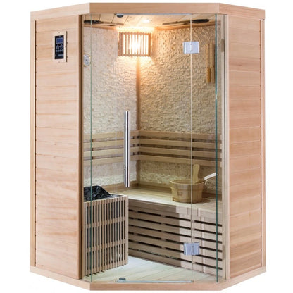 Traditional sauna 2-3 people SNÖ + SAWO 4500W stove